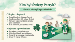 Materiały na gazetkę szkolną/prezentację Dzień Świętego Patryka