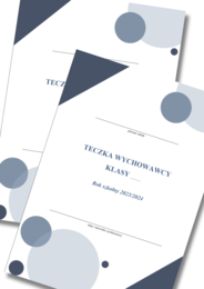 Teczka wychowawcy na rok szkolny 2023/2024