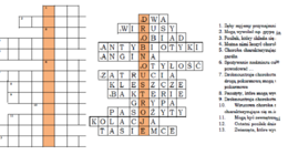Logogryf do tematu Choroby zakaźne i pasożytnicze przyroda 4