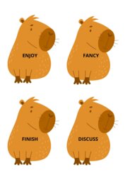 Sorting activities gerund and infinitive