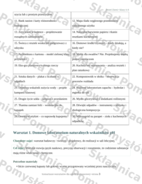 DZIEŃ ZIEMI - 30 pomysłów na warsztaty dla klas 4-8; scenariusz, konspekt, doświadczenia, przyroda, ekologia, biologia