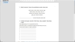 Rzeczownik - karta pracy