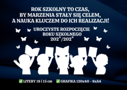 ROZPOCZĘCIE ROKU SZKOLNEGO - DEKORACJA XXL