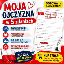 Moja ojczyzna w 5 zdaniach