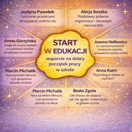 Start w edukacji – praktyczny pakiet materiałów i nagrań dla nauczycieli na dobry początek roku szkolnego