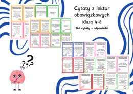 Cytaty z lektur