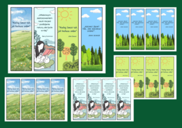 DZIEŃ ZIEMI – zakładki do książek – zakładka – biblioteka – wersja 5