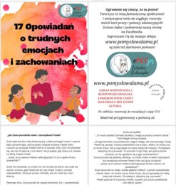 17 Opowiadań o trudnych emocjach i zachowaniach