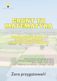 Karta pracy - Pola trapezów klasa 6 - Geodeci