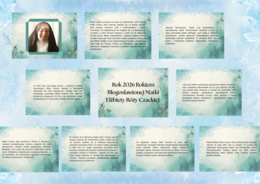 Rok 2026 rokiem Błogosławionej Matki Elżbiety Róży Czackiej - gazetka ścienna