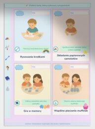 Karty Obrazkowe: "Deszczowe inspiracje"