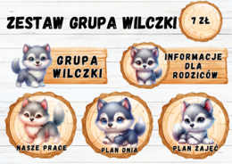 ZESTAW GRUPA WILCZKI