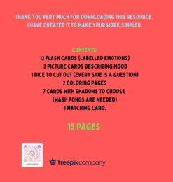 Emotions activities and games/ Emocje gry i zadania