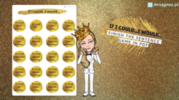 If I could...I would... SPEAKING CARDS