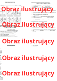 English Class B1 unit 5 test (sprawdzian / praca klasowa)