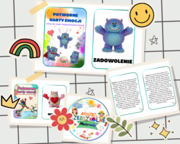 Potworkowe Karty Emocji - Wielki Zestaw Edukacyjny (33 Emocje, Opisy + 2 Wersje Graficzne, 50 stron)