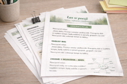 Scenariusz lekcji języka polskiego. "O lasach". Ks. Jan Twardowski