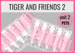 Tiger and Friends 2 unit 2 – zakładki do książki
