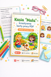Kasia „Mała” – kreatywne karty pracy z języka polskiego dla klas 1–3