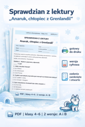 Sprawdzian z lektury „Anaruk, chłopiec z Grenlandii”