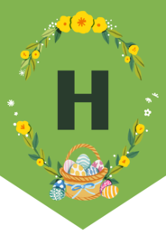 Happy Easter- girlanda