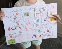 Zrób sam grę logopedyczną (sz, cz, s, c) DIY