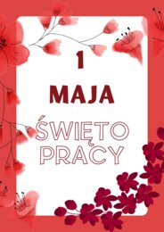 Święta Majowe, gazetki XXL, karty pracy