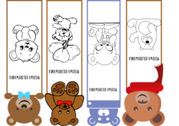 Zakładki Dzień Pluszowego Misia