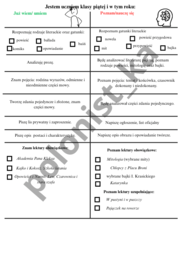 Już wiem... Nauczę się... - wklejka dla ucznia kasy 5