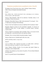 Scenariusz przedstawienia Mitu o Syzyfie