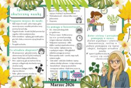 Sketchnotka/notatka - dla ucznia i przypomnienie dla nauczyciela w pdf. Temat "Sposób na skuteczną naukę". Przyroda 4. "Odkrywam przyrodę" zgodna z wydawnictwem Nowa Era. Dział "Spotkanie z przyrodą".
