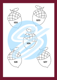 Jesienna logopedia – ćwiczenia logopedyczne z logotomami dla szeregu szumiącego (sz, ż, cz, dż)