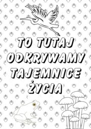 PLAKAT BIOLOGIA XXL - 9xA4 (plakat, kolorowanka)