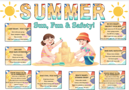 Letnia Gazetka 4w1 po angielsku – ucz i baw się bezpiecznie!34 strony do druku