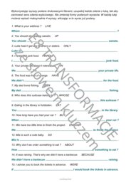 E8 Transformacje zdań ze słowem kluczem