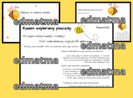 Wspieramy pszczoły - karta pracy #beeYOPE