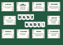 Gazetka motywująca "DASZ RADĘ"