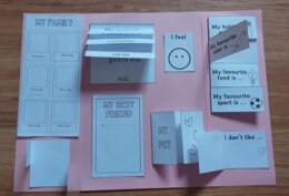 Lapbook „All about me” dla klasy 2 i 3 - po angielsku (pdf)