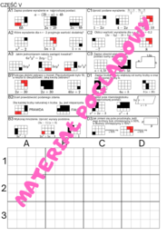 Kolorowanka xxl - wyrażenia algebraiczne. Klasa 7. Klasa 8