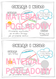 KOŁO I OKRĄG notatka klasa 4