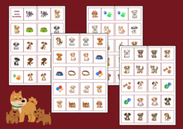 🐶 DZIEŃ KUNDELKA – domino obrazkowe 🐾- biblioteka – przedszkole – świetlica
