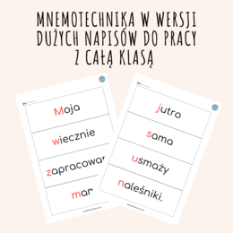PLANETY - MNEMOTECHNIKA