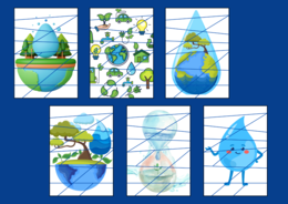 DZIEŃ WODY – puzzle –EKOLOGIA – wiosna - biblioteka – przedszkole – świetlica – 12 wersji