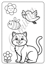 Kolorowanka wiosenna