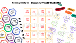 Różne sposoby na odejmowanie pisemne