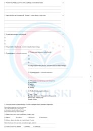 Sprawdzian - jęz. polski - klasa 6