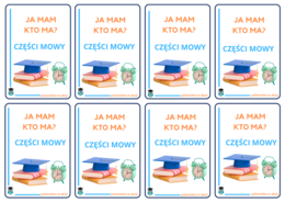 Gra Kto ma...Ja mam Części mowy