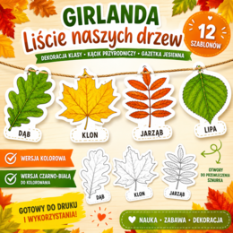 Girlanda „Liście naszych drzew”