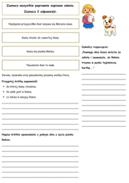 Wielka i mała litera. Rozszerzony materiał. Zadania + Komentarz do zadań