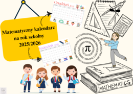 Matematyczny kalendarz na rok szkolny 2025/2026